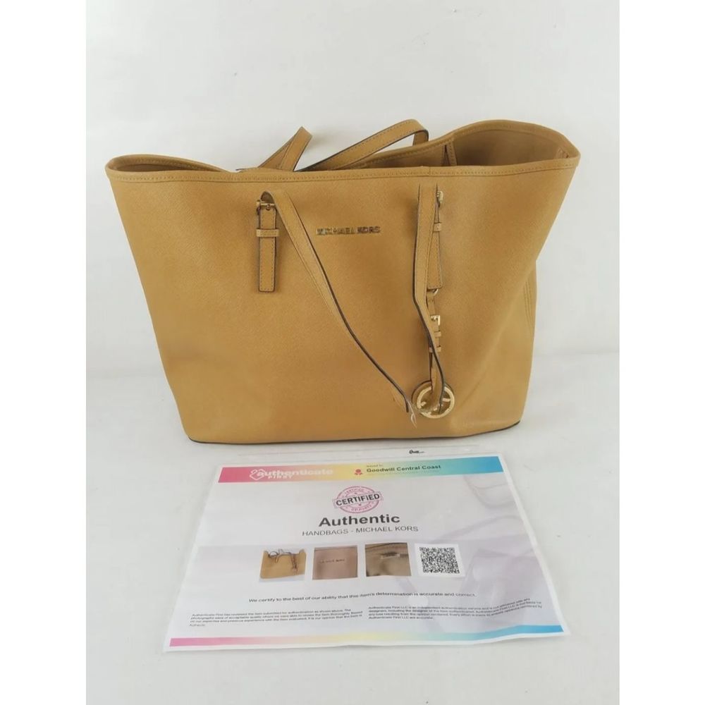 Michael Kors Tan Large Leather Tote